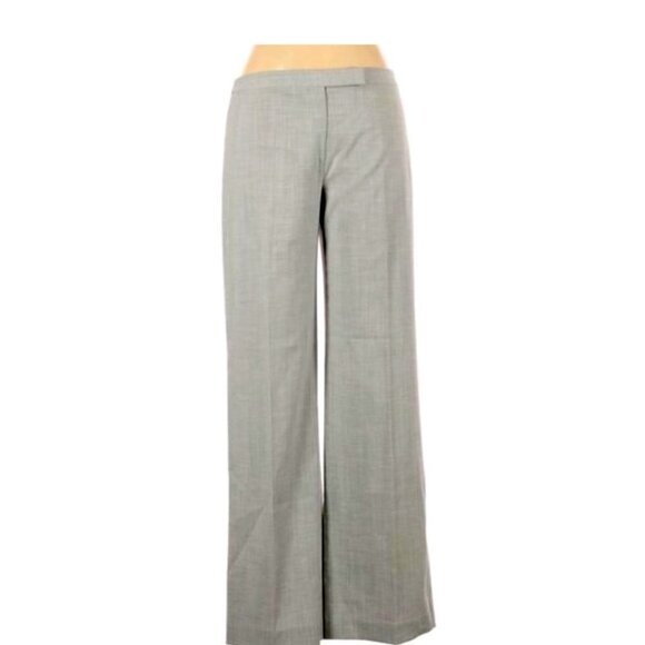 BCBGMAXAZRIA  Gray Boyfriend Dress Pants Size 12 - Picture 1 of 6